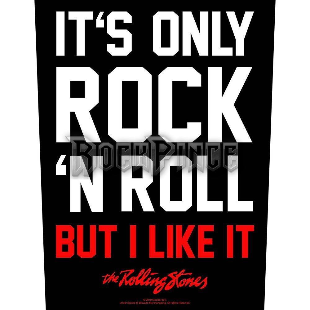 The Rolling Stones - It's Only Rock N' Roll - hátfelvarró - BP1121