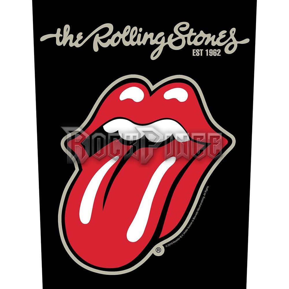 The Rolling Stones - Plastered Tongue - hátfelvarró - BP1124