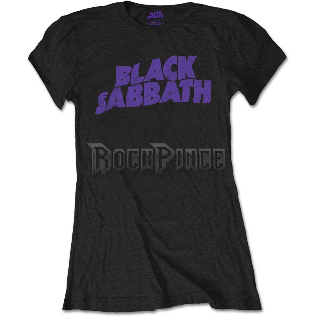 Black Sabbath - Wavy Logo Vintage - női póló - BSTSP04LB