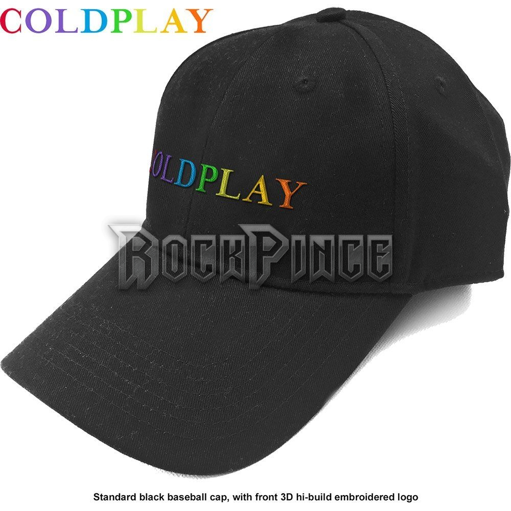 Coldplay - Rainbow Logo - baseball sapka - COLDCAP03RBB