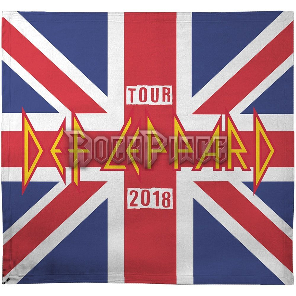Def Leppard - 2018 Tour Union Jack - takaró - DEFLBLANK01