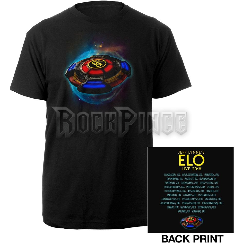 ELO - 2018 Tour Logo - unisex póló - ELOTS02MB