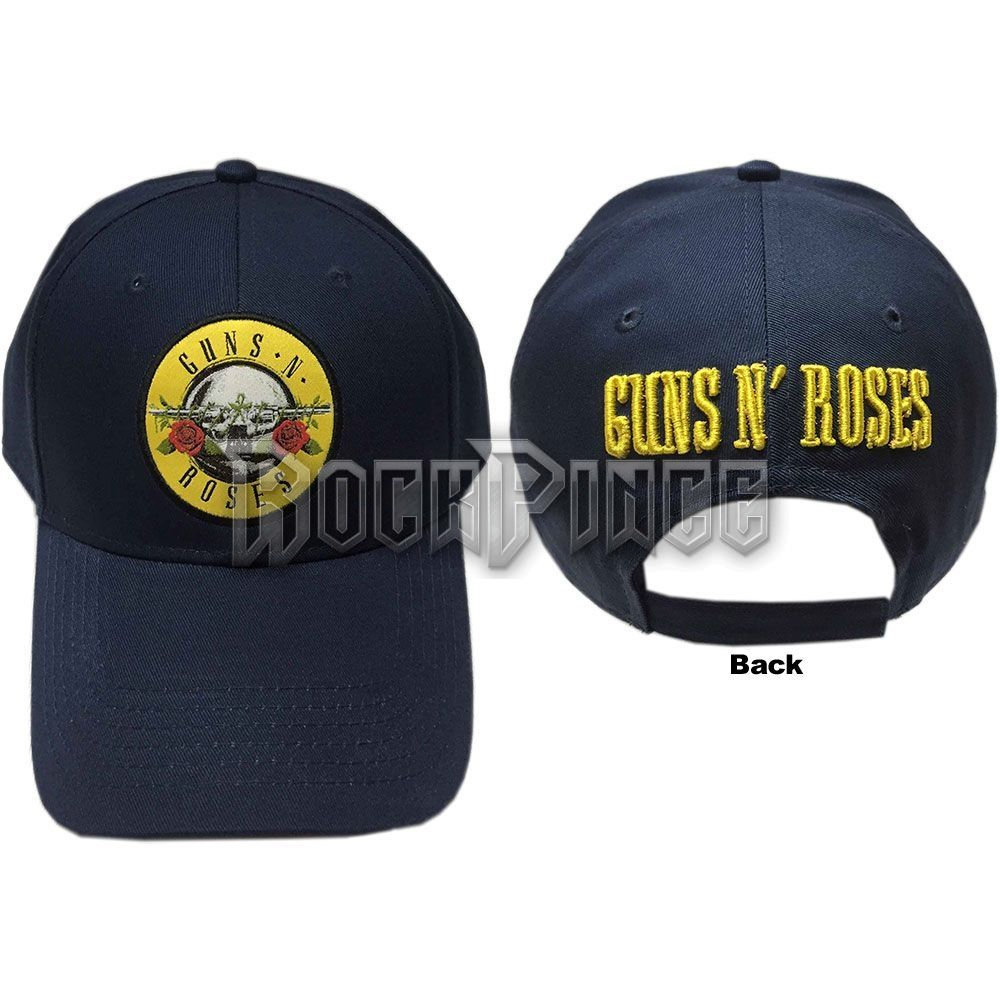 Guns N' Roses - Circle Logo (Tengerészkék) - baseball sapka - GNRCAP01N
