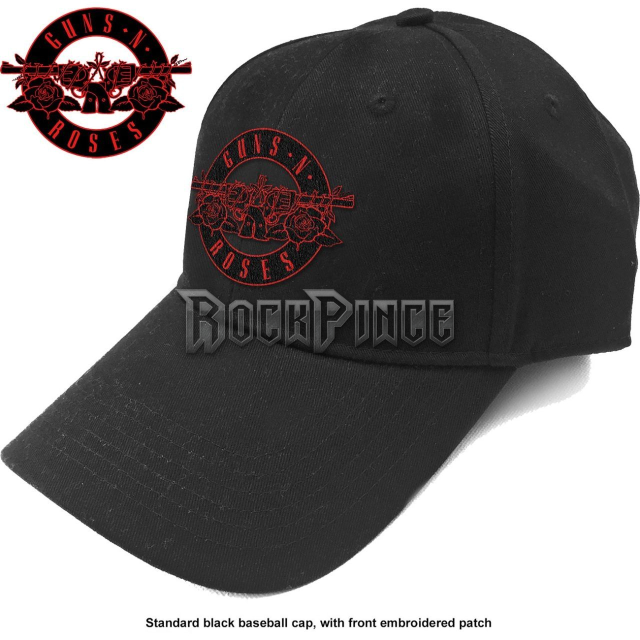 Guns N' Roses - Red Circle Logo - baseball sapka - GNRCAP05RB