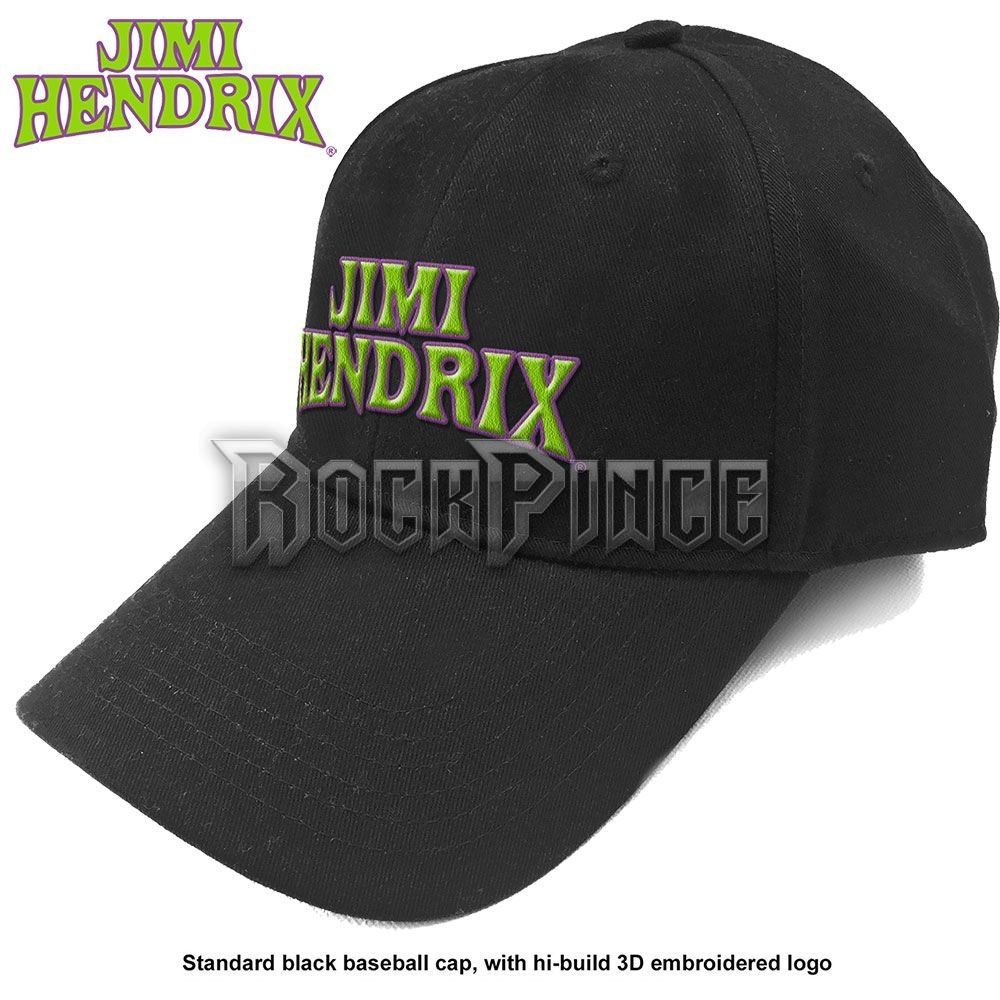 Jimi Hendrix - Arched Logo - baseball sapka - JHXCAP02B