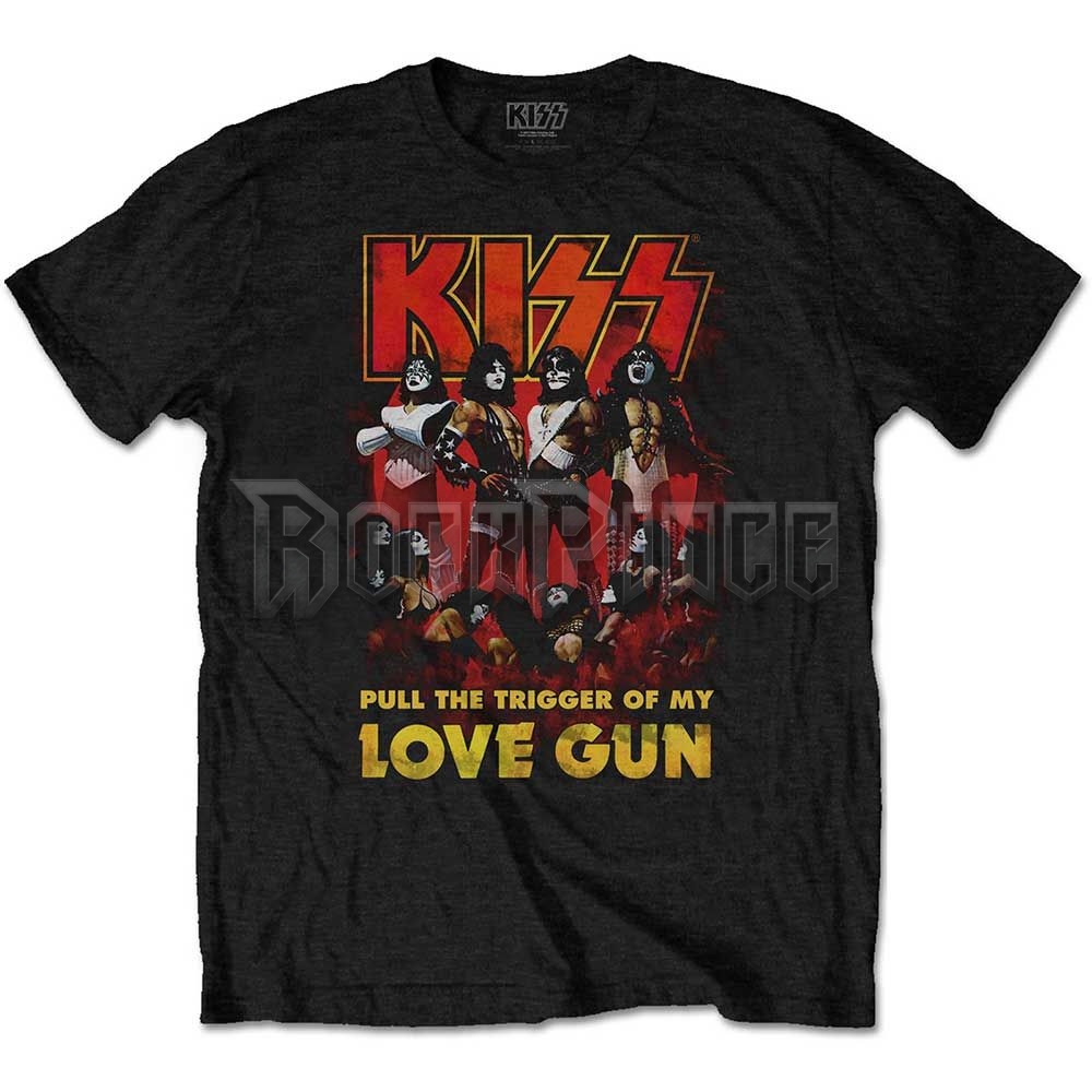 KISS - Love Gun Glow - unisex póló - KISSTS10MB