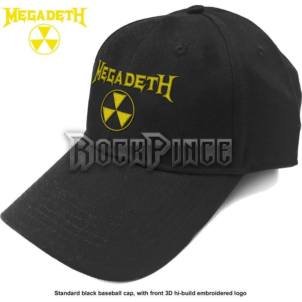 Megadeth - Hazard Logo - baseball sapka - MEGACAP02B