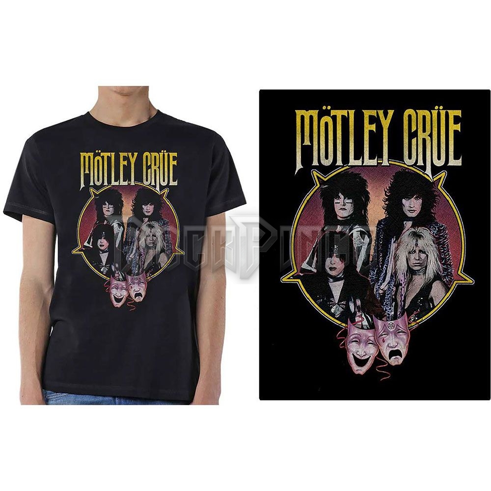 Mötley Crüe - Theatre Pentagram - unisex póló - MOTTEE38MB