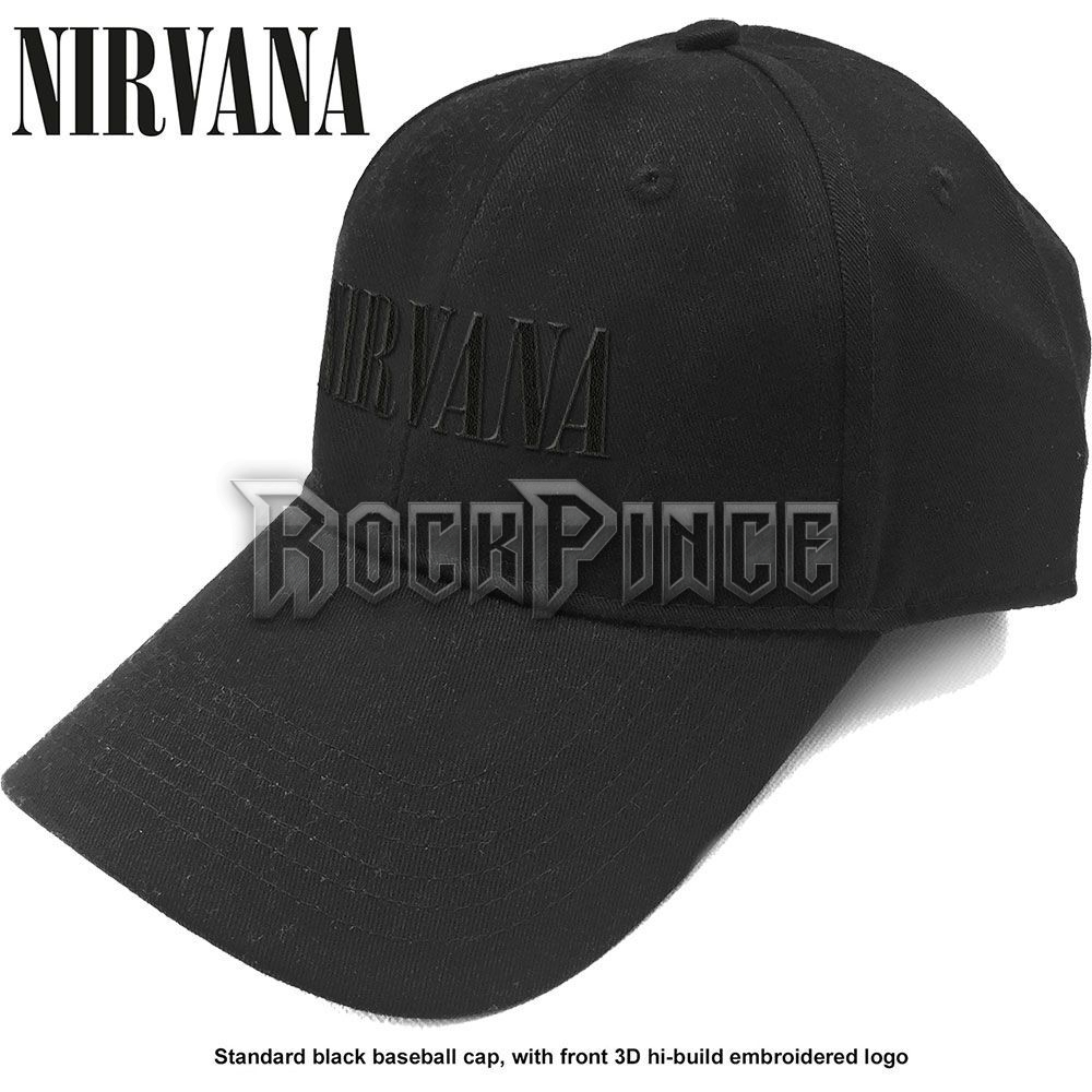 Nirvana - Text Logo - baseball sapka - NIRVCAP02B