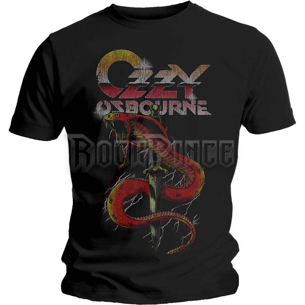 Ozzy Osbourne - Vintage Snake - unisex póló - OZZTS14MB