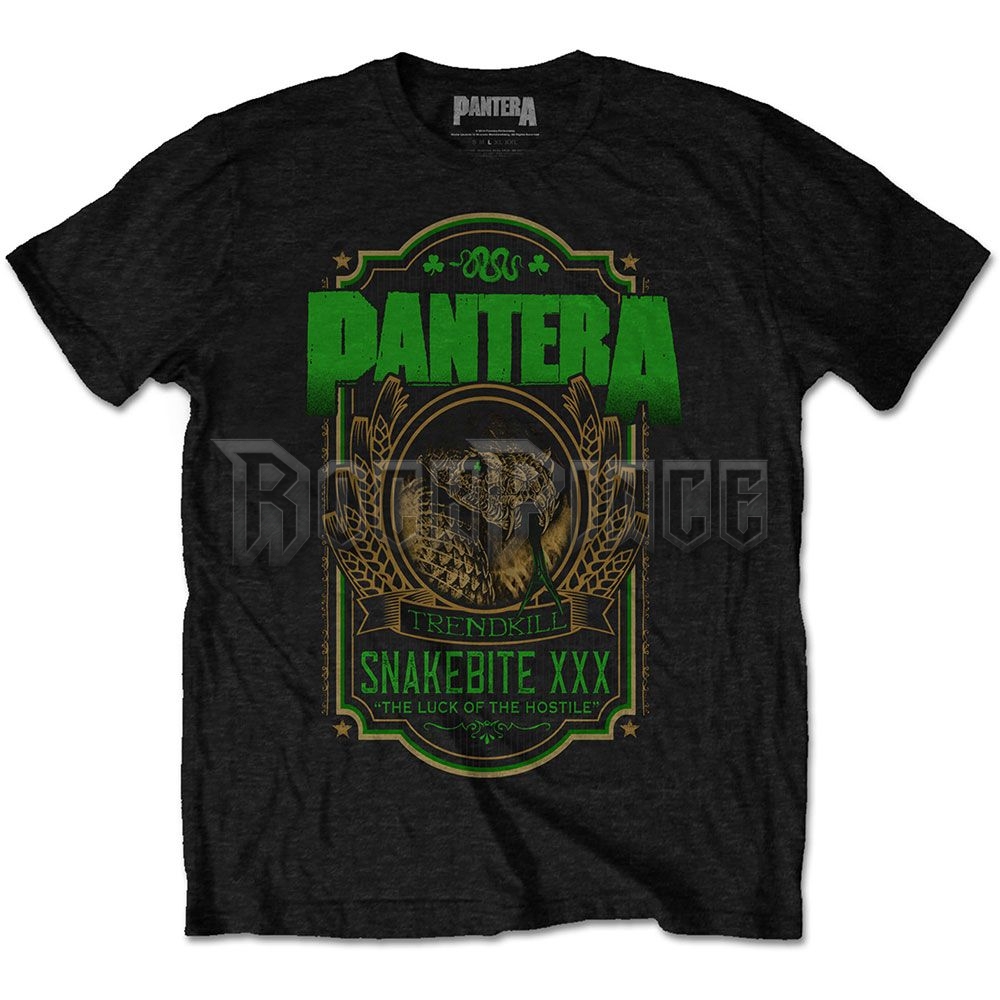 Pantera - Snakebite XXX Label - unisex póló - PANTS21MB