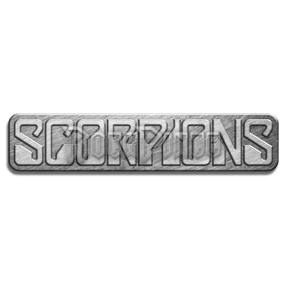 Scorpions: Logo - kitűző / fémjelvény - PB047