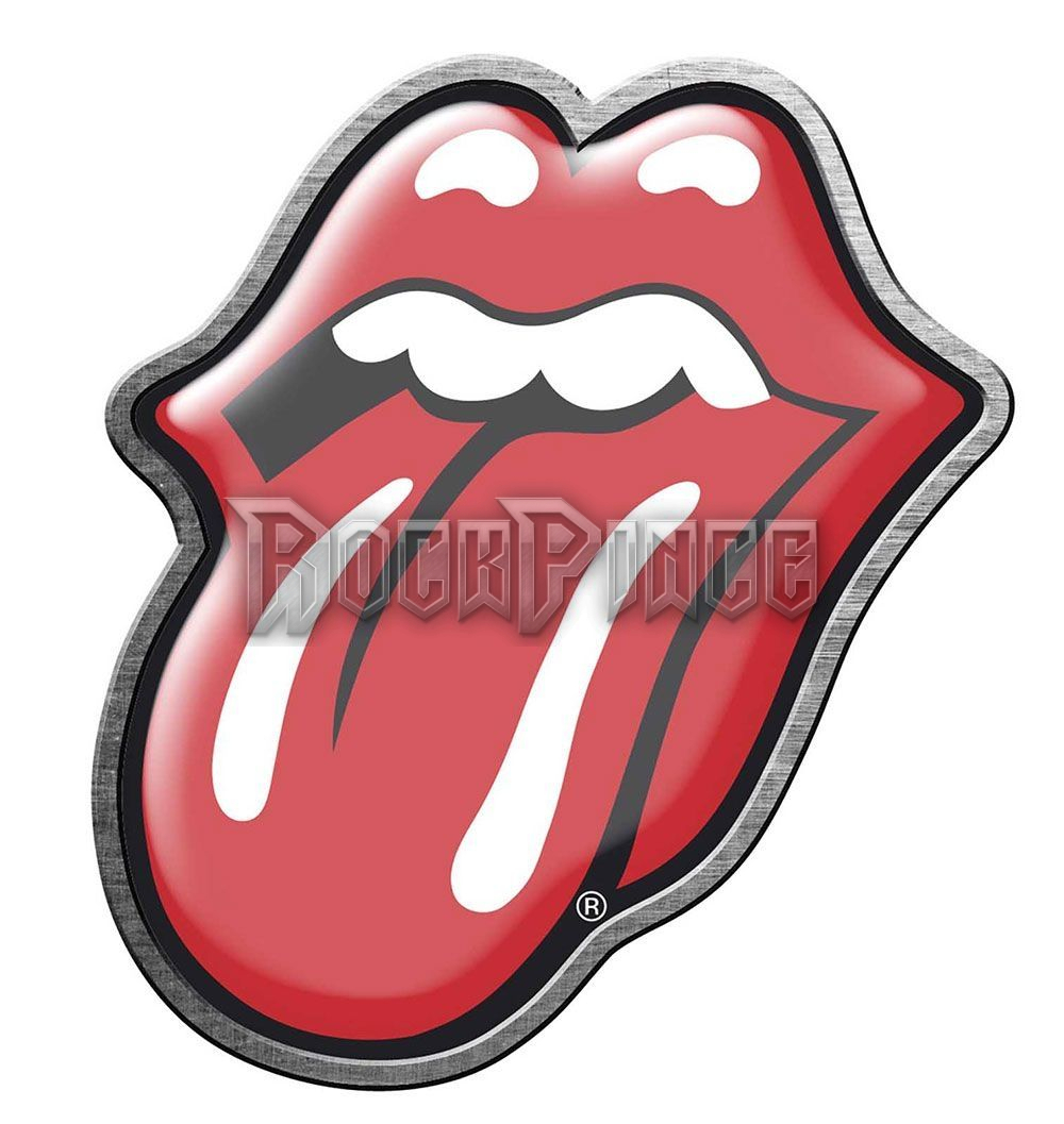 The Rolling Stones: Tongue - kitűző / fémjelvény - PB054