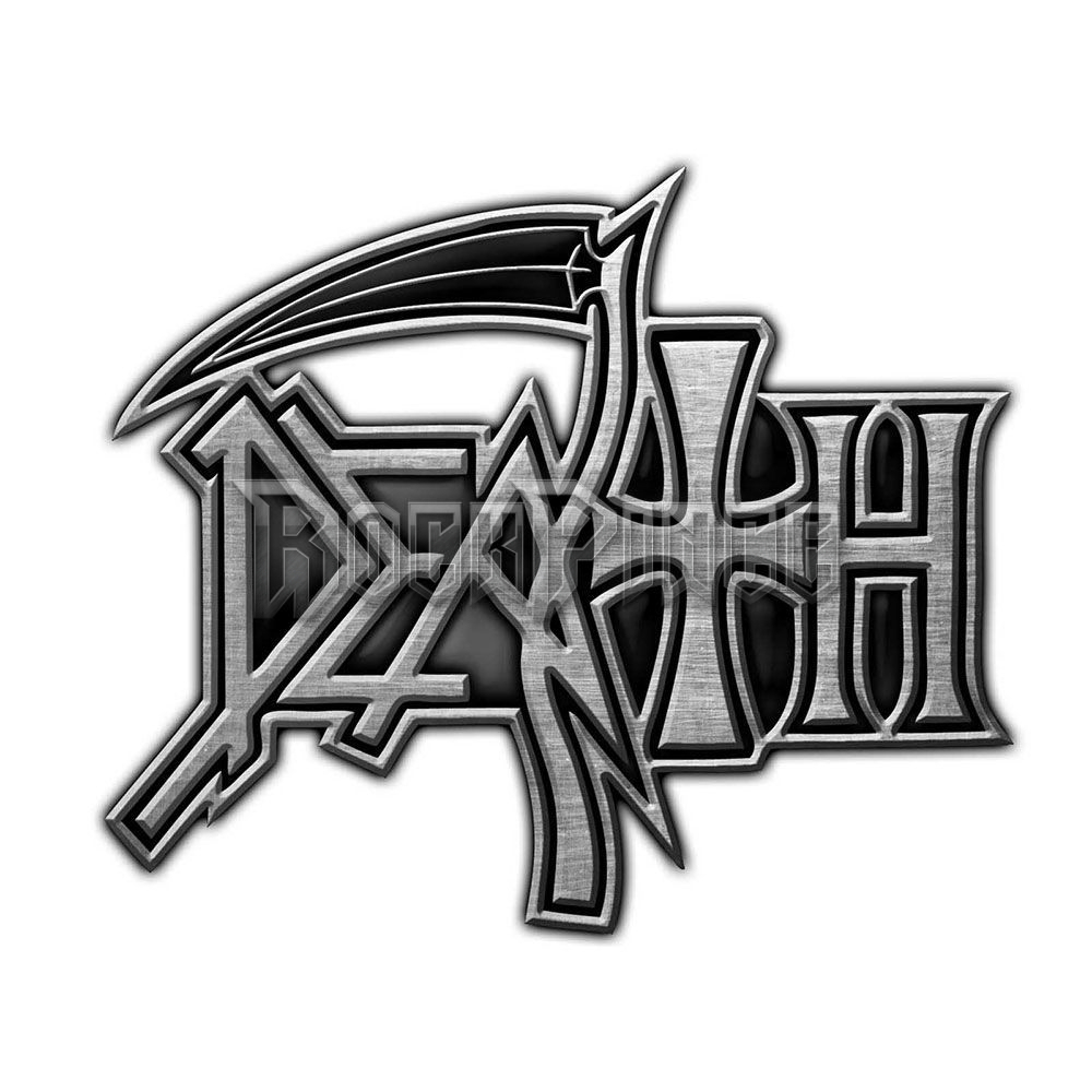 Death: Logo - kitűző / fémjelvény - PB059