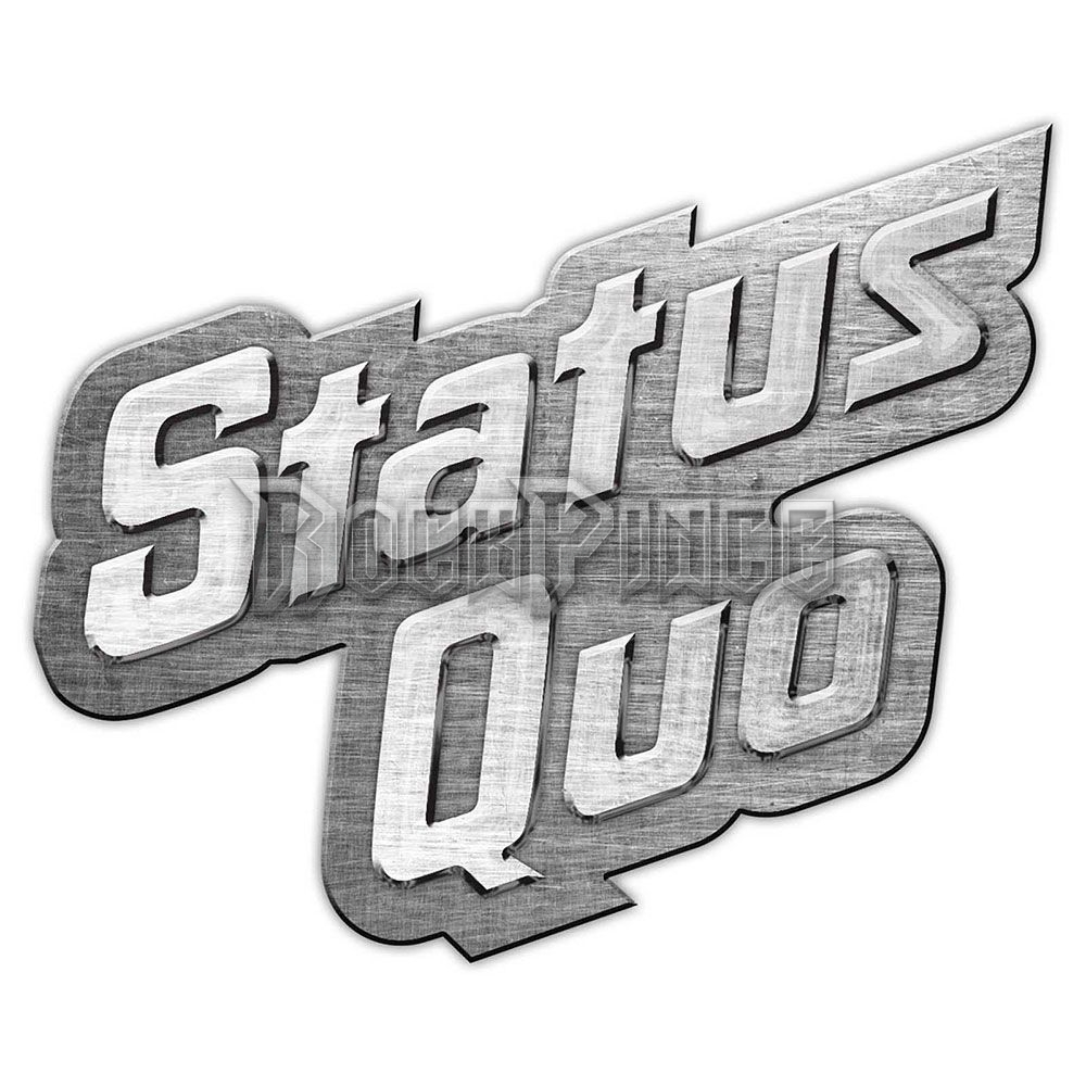 Status Quo: Logo - kitűző / fémjelvény - PB060