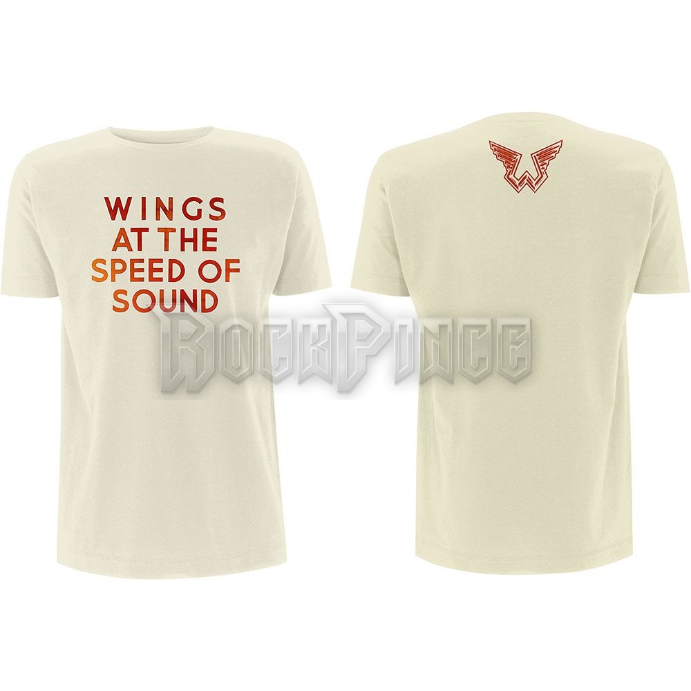 Paul McCartney - Wings at the Speed of Sound - unisex póló - PMCTS07MS