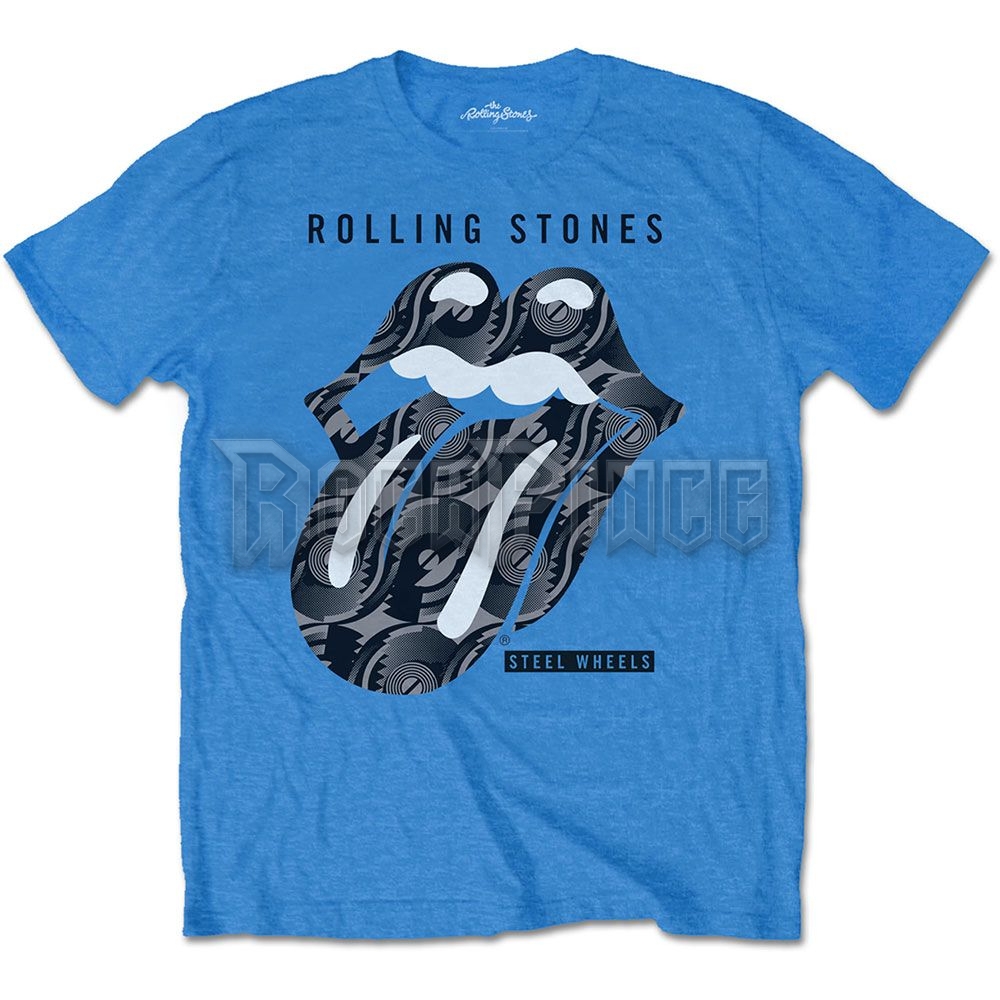 The Rolling Stones - Steel Wheels - unisex póló - RSTS103MBL