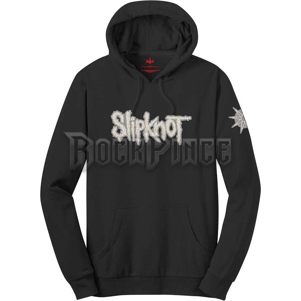 Slipknot - Logo & Star (Applique Motifs) - unisex kapucnis pulóver - SKAPQHD01MB