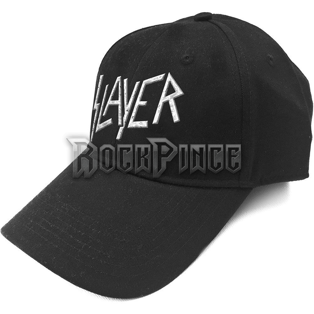 Slayer - Logo (Sonic Silver) - baseball sapka - SLAYSSCAP01B
