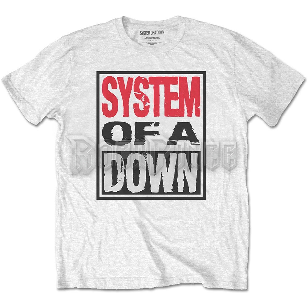 System Of A Down - Triple Stack Box - unisex póló - SOADTS12MW