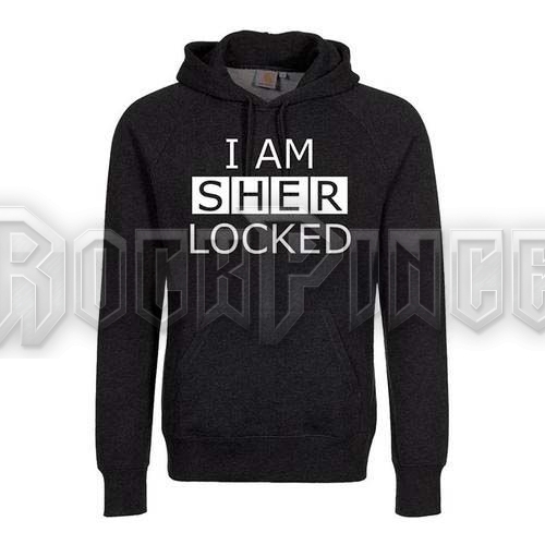 Sherlock - I am Sherlocked - unisex kapucnis pulóver - STSHOOD001MB