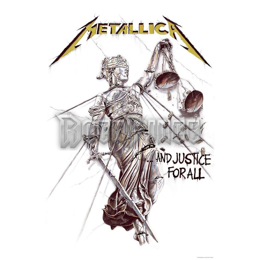 Metallica: And Justice for All - Textil poszter / Zászló - TP068