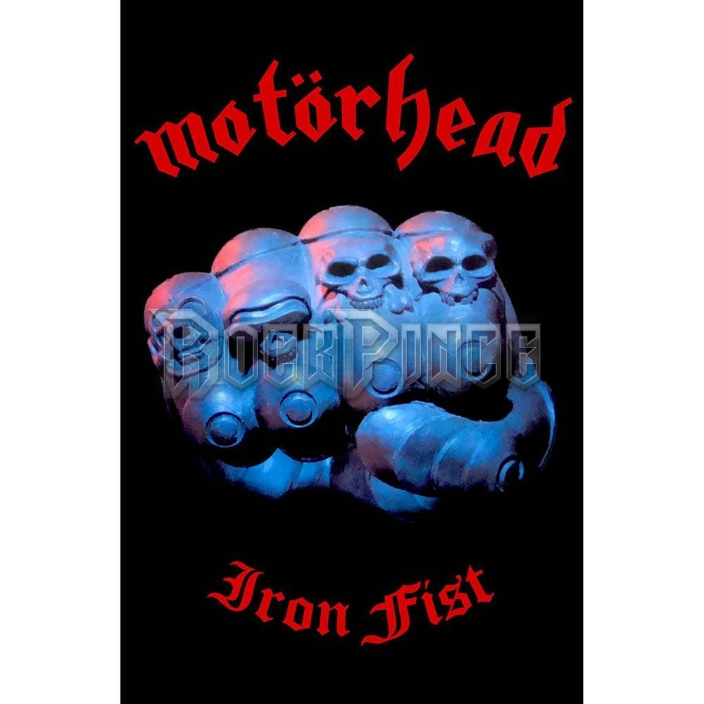 Motörhead: Iron Fist - Textil poszter / Zászló - TP146