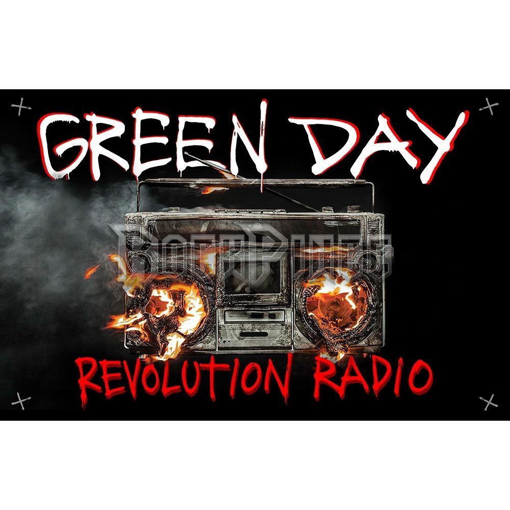 Green Day - Revolution Radio - Textil poszter / Zászló - TP155