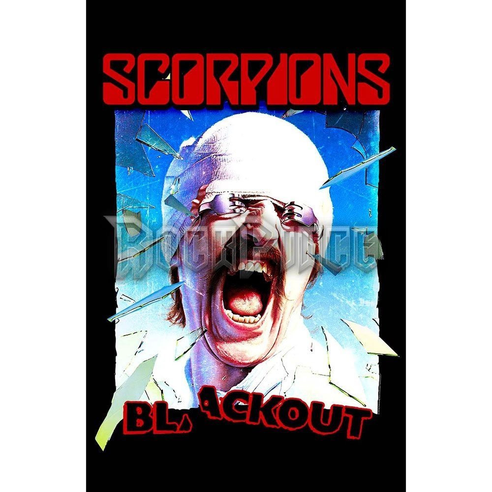 Scorpions: Blackout - Textil poszter / Zászló - TP184