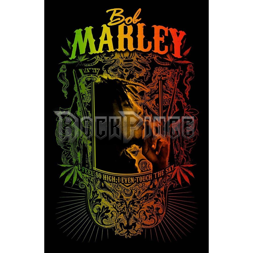 Bob Marley: Touch The Sky - Textil poszter / Zászló - TP196