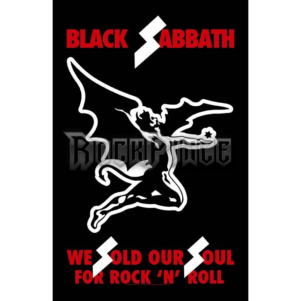Black Sabbath: We Sold Our Souls - Textil poszter / Zászló - TP205