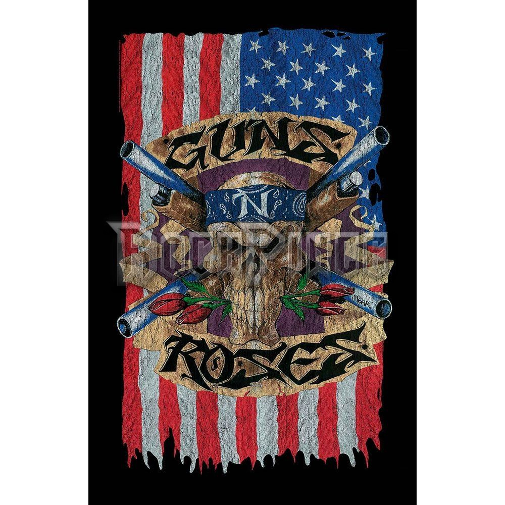 Guns N' Roses: Flag - Textil poszter / Zászló - TP212