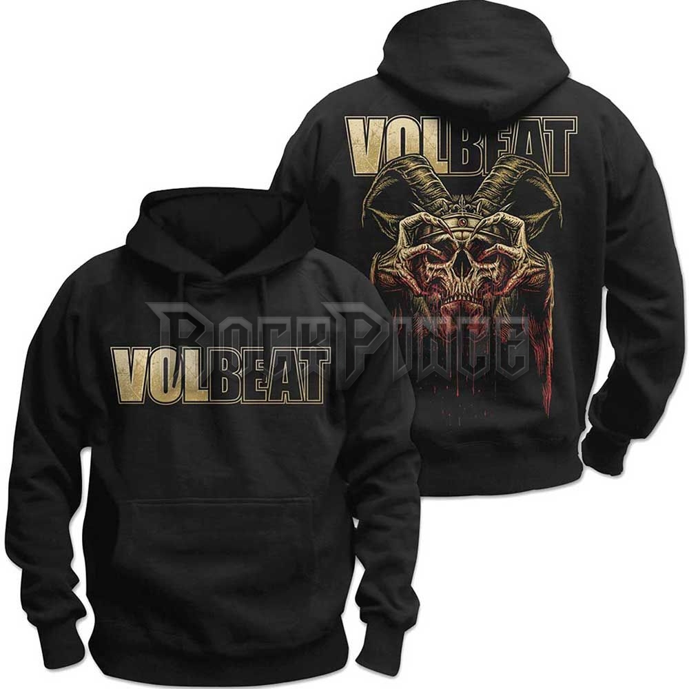 Volbeat - Bleeding Crown Skull - unisex kapucnis pulóver - VOLHD01MB