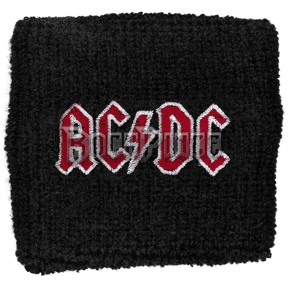 AC/DC - Red Logo - frottír csuklószorító - WB040