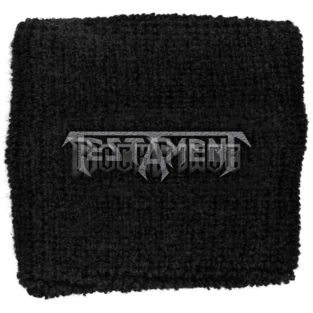 Testament - Logo - frottír csuklószorító - WB220