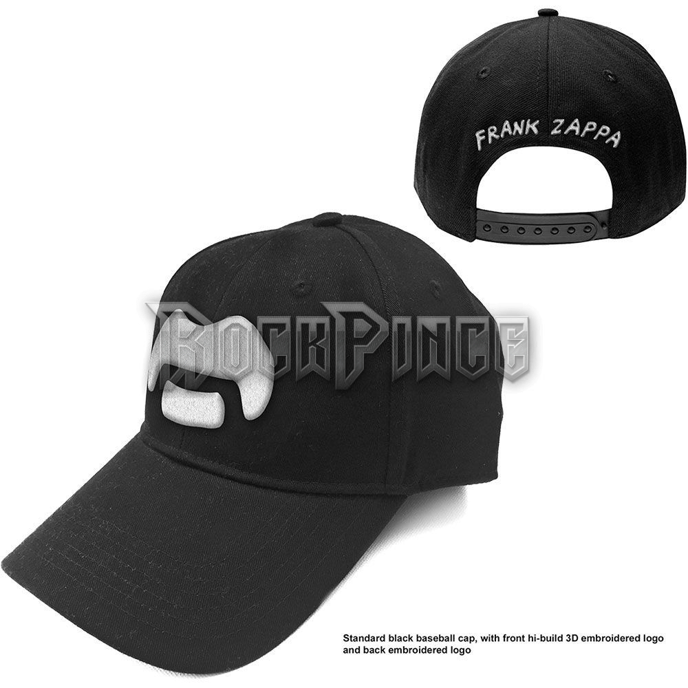 Frank Zappa - White Moustache - baseball sapka - ZAPCAP02WB