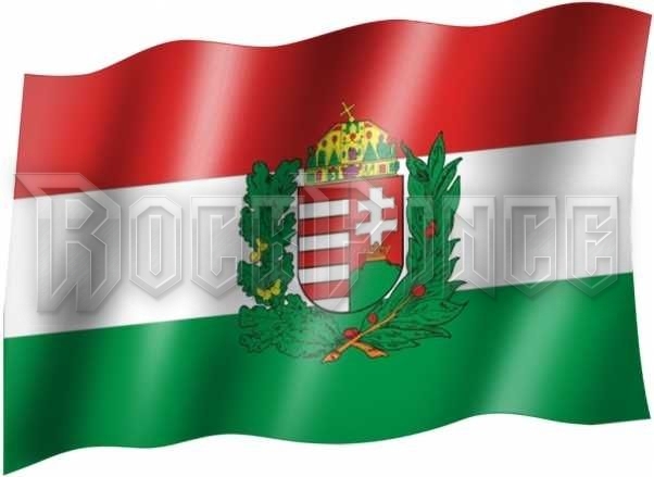 Magyar zászló címerrel - LND288