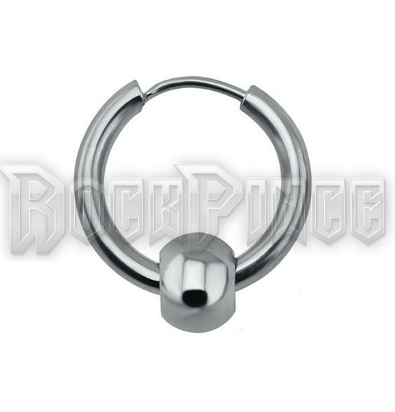 Silver Ball Detail Hoop - fülbevaló/piercing / 1 db