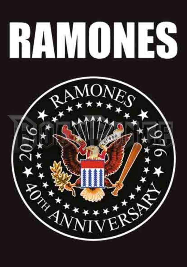 Ramones - 40th Anniversary - poszterzászló - POS1187