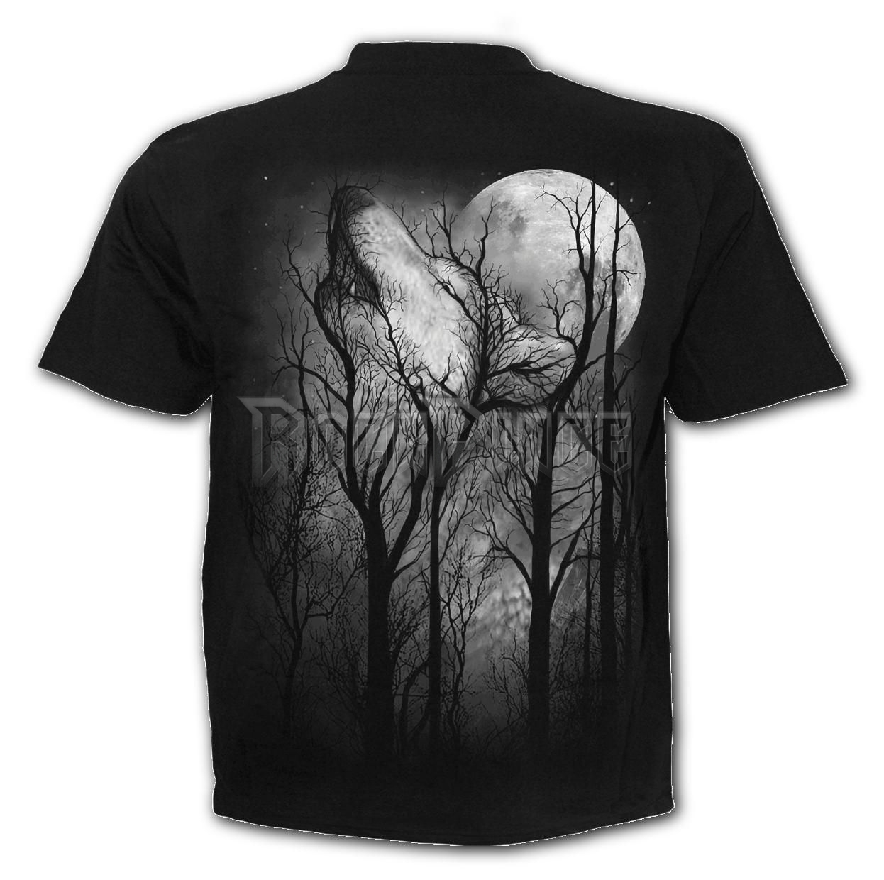 FOREST WOLF - T-Shirt Black - E030M101