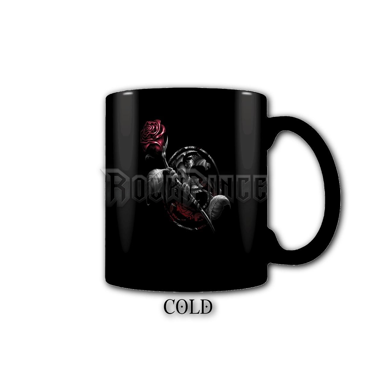 DRAGON ROSE - Heat Change Ceramic Coffee Mug - Gift Boxed - T055A007