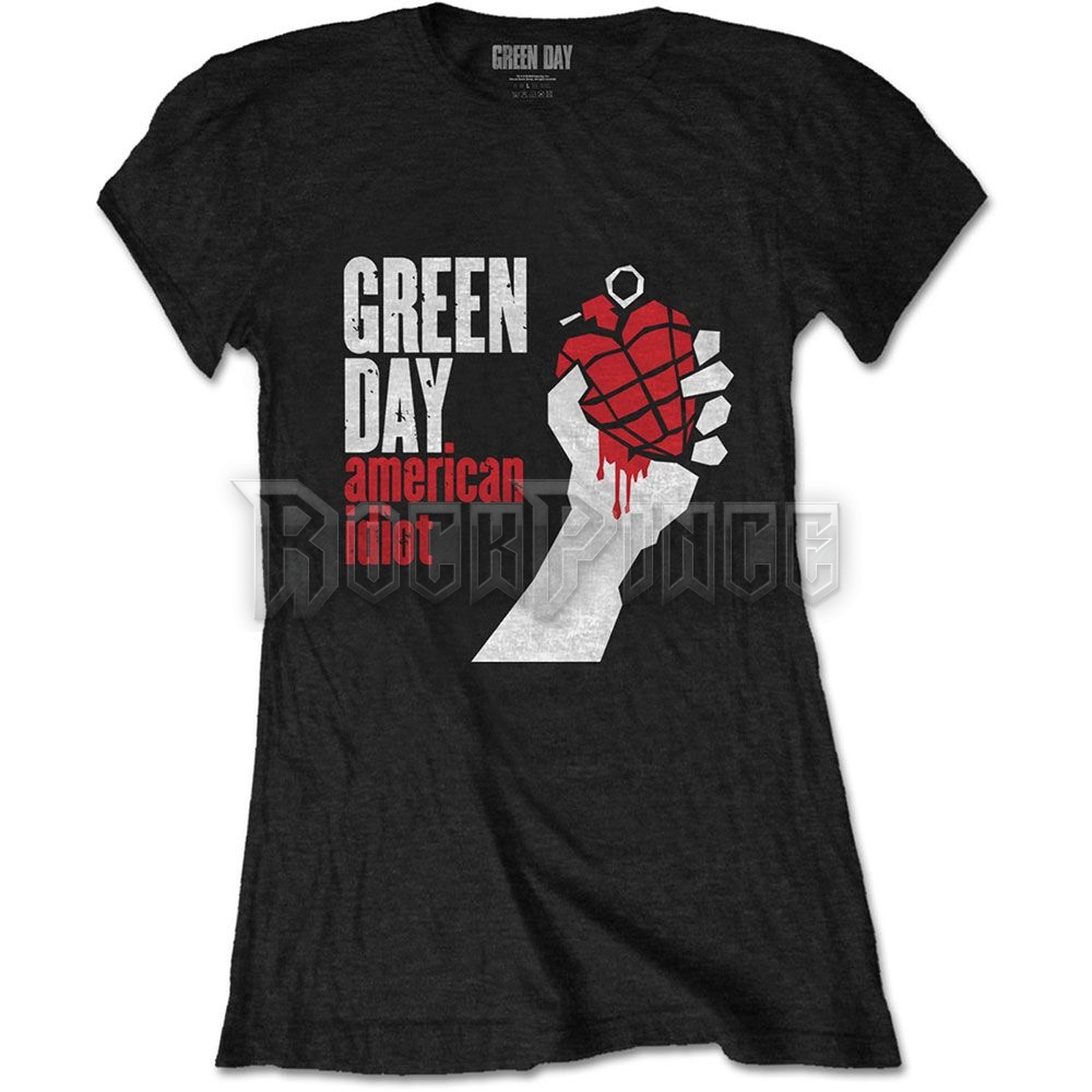 Green Day - American Idiot - női póló - GDTSW12LB