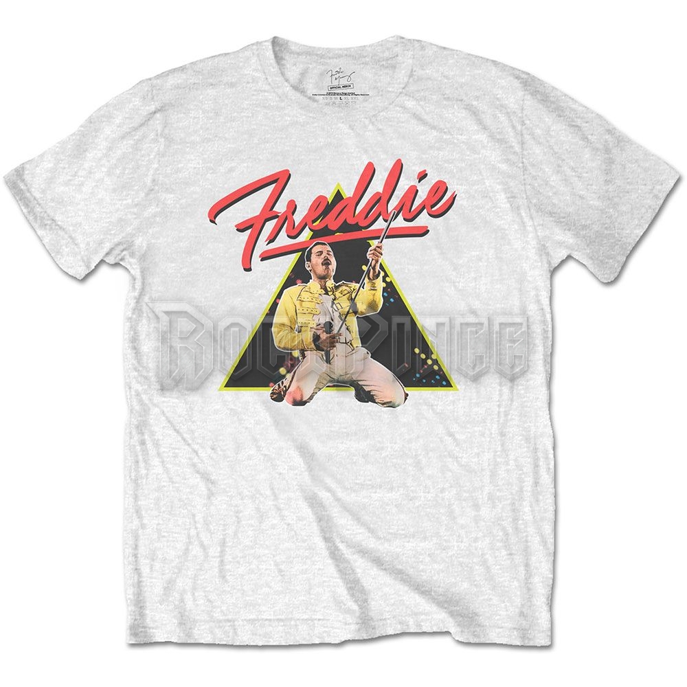 Freddie Mercury - Triangle - unisex póló - FREDTS02MW