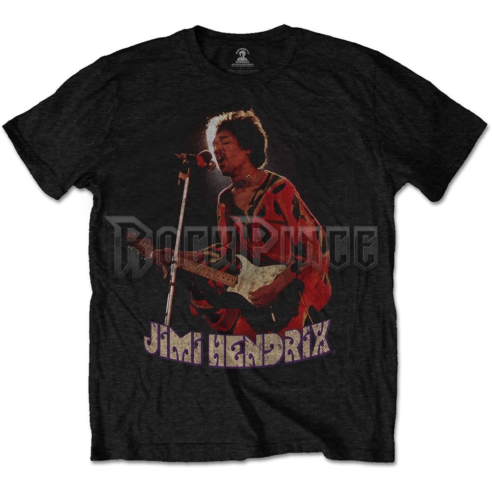 Jimi Hendrix - Orange Kaftan - unisex póló - JHXTS17MB