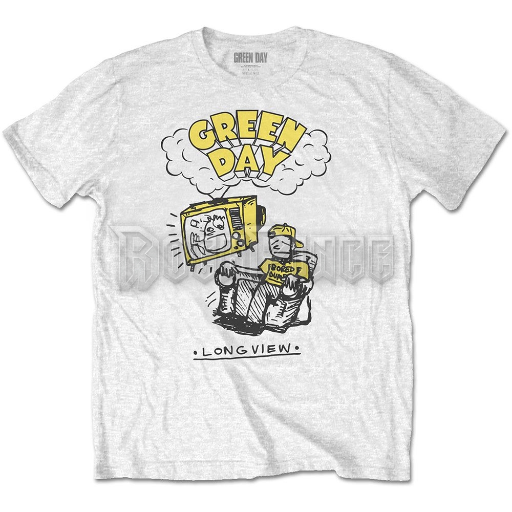 Green Day - Longview Doodle - unisex póló - GDTS24MW