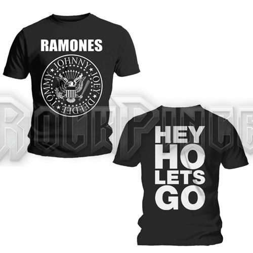 Ramones - Hey Ho - unisex póló - RATS10MB