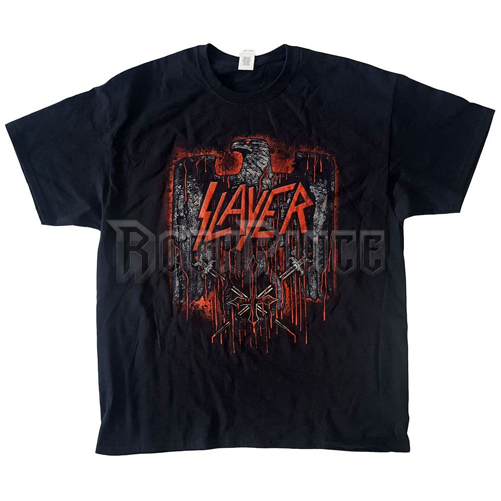 Slayer - Blood Eagle European Tour 2018 - unisex póló - SLAYTEE58MB