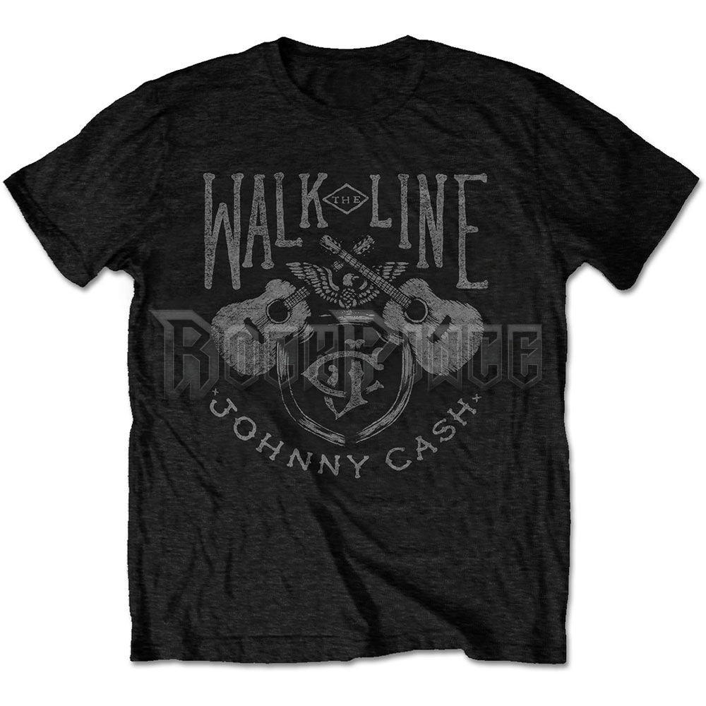 Johnny Cash - Walk The Line - unisex póló - JCTS13MB