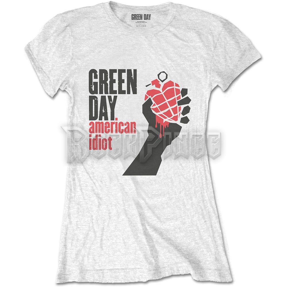 Green Day - American Idiot - női póló - GDTSW12LW