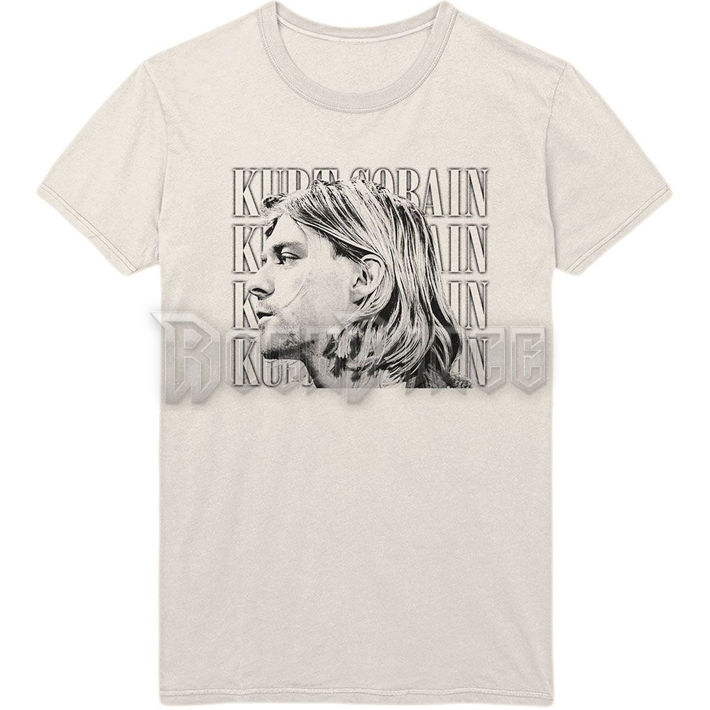 Kurt Cobain - Contrast Profile - unisex póló - KCTS01MNAT